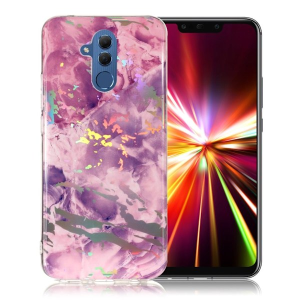 Marmormotiv Huawei Mate 20 Lite skal - Mörklila Lila