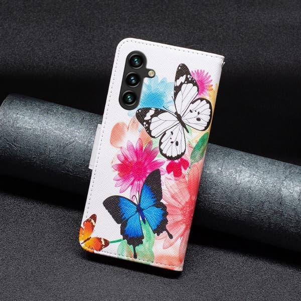 Wonderland Samsung Galaxy A16 flip kuoret - Kaksi Perhosta Pink