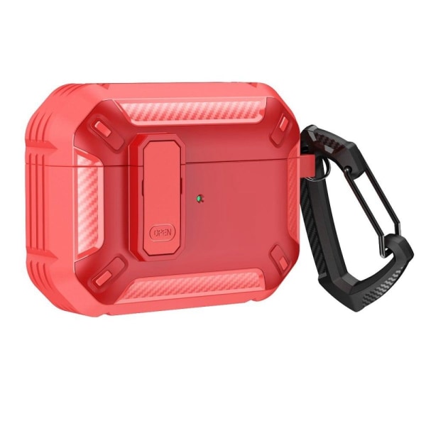 AirPods Pro 2 protective case with carabiner - Red Röd