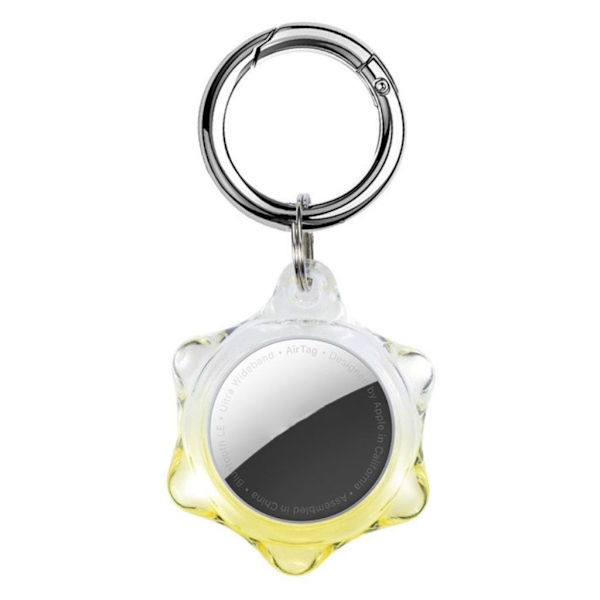AirTags søte stjerneformede deksel - Gul Yellow