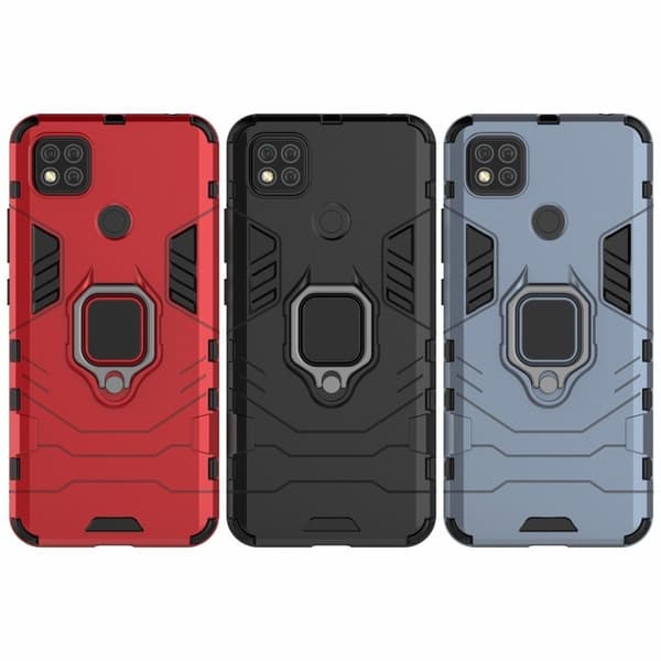 Ring Guard-etui - Xiaomi Redmi 9C - Svart Black