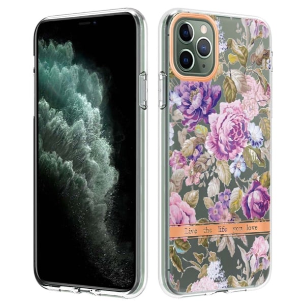 Supertunt och tåligt mjukfodral för iPhone 11 Pro Max - Lila Pion Lila