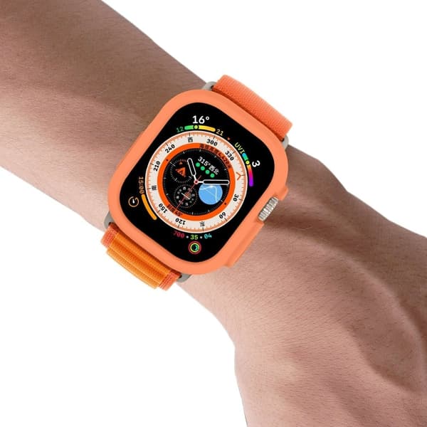 Apple Watch Ultra -kellon karkkivärinen kansi - Oranssi Orange