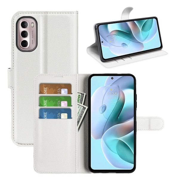 Klassisk Motorola Moto G Stylus (2022) flip etui - Hvid White
