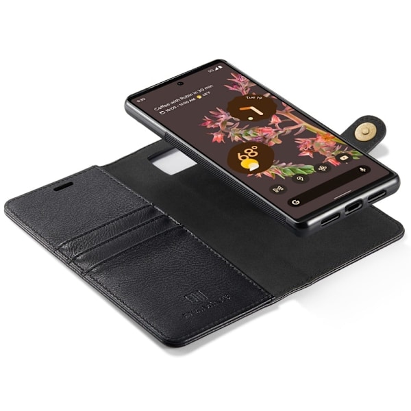 DG.Ming Google Pixel 6 2-in-1 Lompakko Suojakotelo - Musta Black