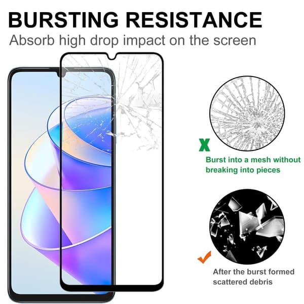 Honor X7a kosketusherkkä ja temperoitu suojalasi Transparent