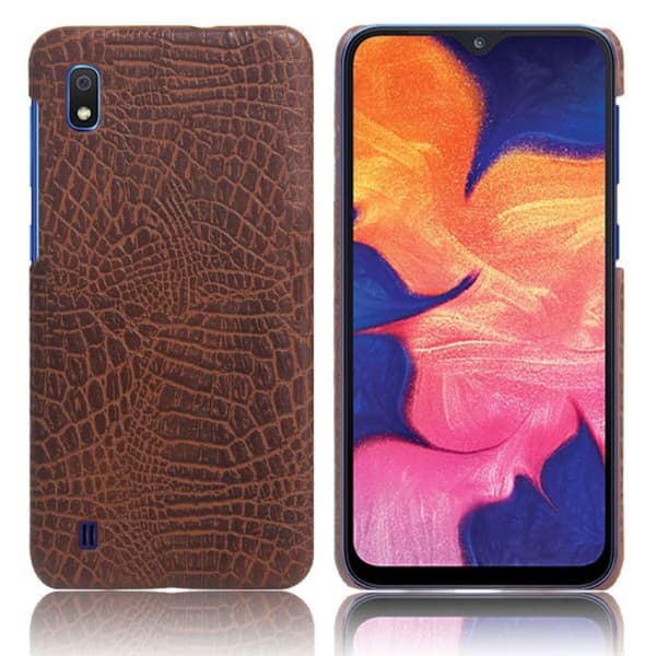 Croco Samsung Galaxy A10 kuoret - Ruskea Brown