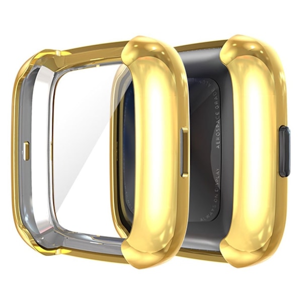 Fitbit Versa 2 galvanointikotelo - Kulta Gold