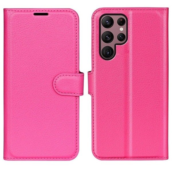 Classic Samsung Galaxy S23 Ultra Läppäkotelo - Rose Pink