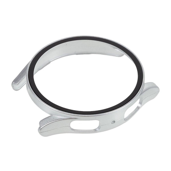 Samsung Galaxy Watch 5 (40mm) watch cover with tempered glass - Silver Silvergrå