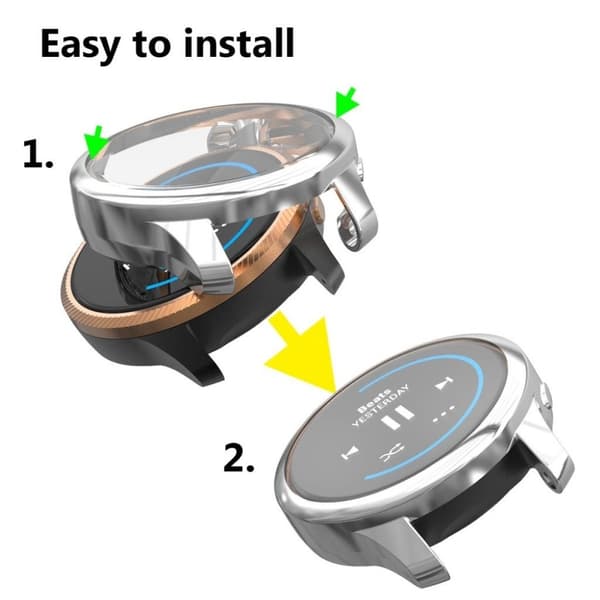 Garmin Venu holdbart galvaniseringsetui - Sølv Silver grey