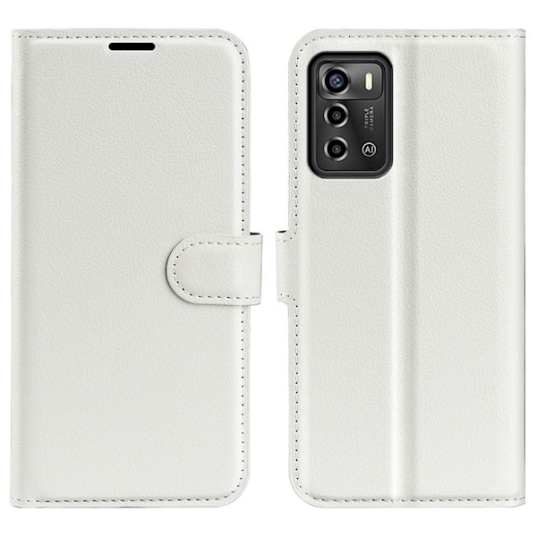 Classic ZTE Blade A72 Läppäkotelo - Valkoinen White