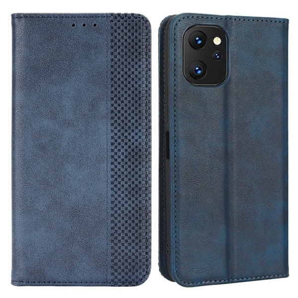 Bofink Vintage Umidigi Power 7 Max Læder Etui - Blå Blue