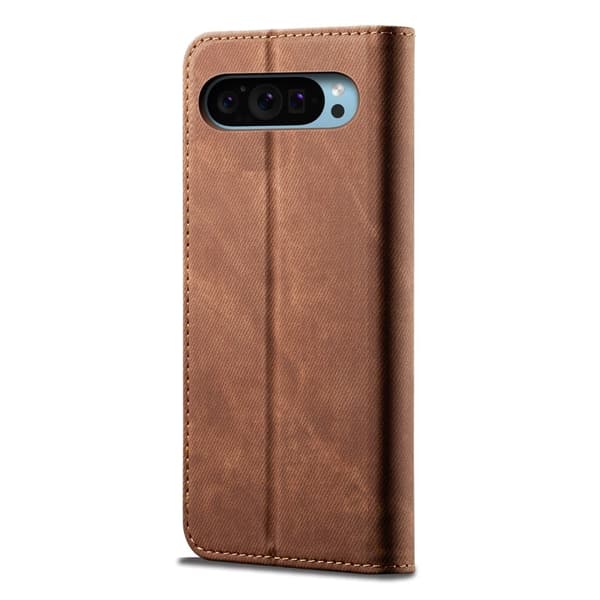 Jeans Google Pixel 9 / Google Pixel 9 Pro flip case - Kahvi Brown