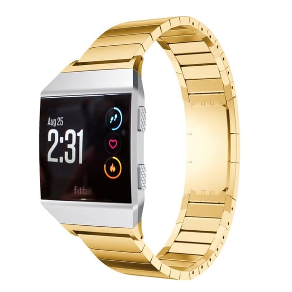Fitbit Ionic klokkearmbånd erstatning laget av rustfritt stål - Gull Gold