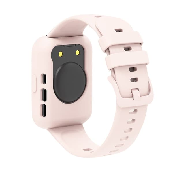 Huawei Watch Fit 2 silikoneurrem med cover - Lyserød Pink