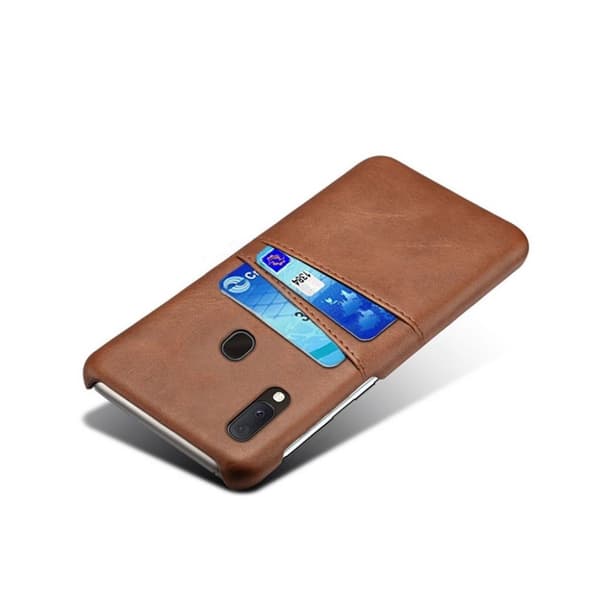 Dual Card Samsung Galaxy A20e deksel - Brown Brown