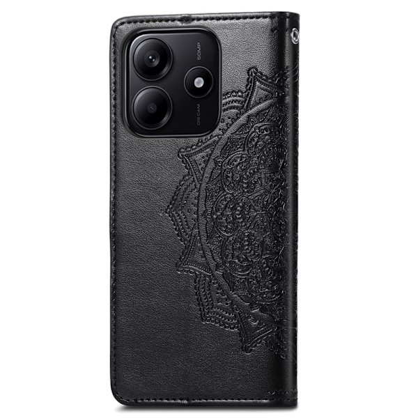Mandala Xiaomi Redmi Note 14 5G læderetui - Sort Black