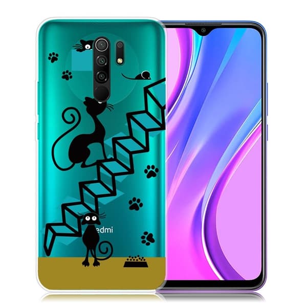 Deco Xiaomi Redmi 9 Suojakotelo - Stairs Blue