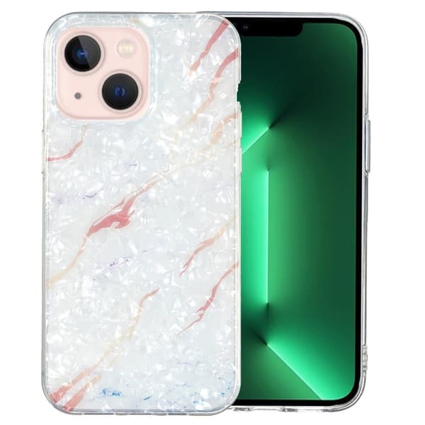 Marmormotiv iPhone 15 Plus skal - Vit Marmor Vit