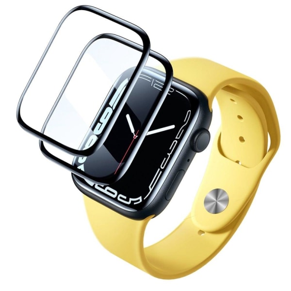 2Pcs BASEUS Apple Watch Series 8 (41mm) HD  clear screen protect Svart