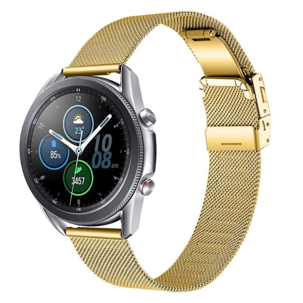 Samsung Galaxy Watch 3 (41mm) urrem i rustfrit stål med skildpad Gold