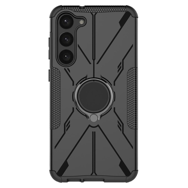 Kickstand-cover med magnetisk plade til Samsung Galaxy S23 Plus - Sort Black