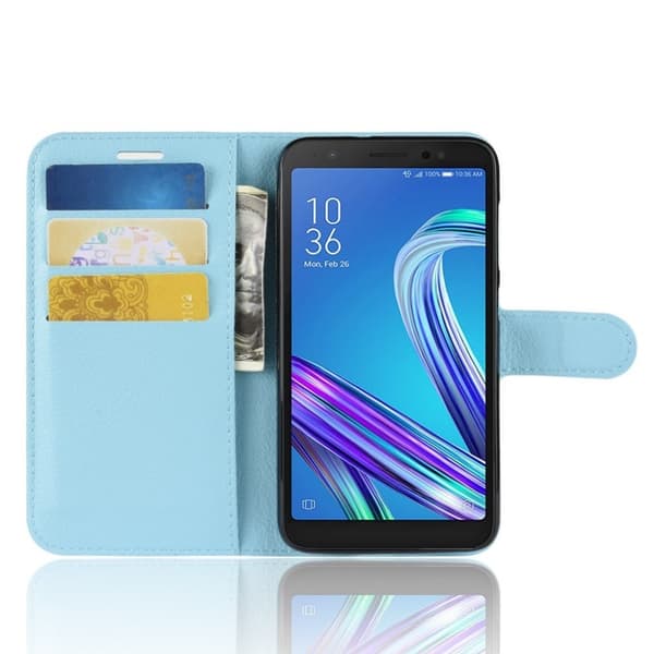 Alpha läder ASUS Zenfone Live L1 fodral - Blå Blå