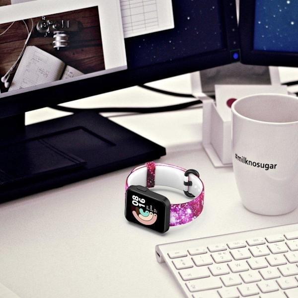 Xiaomi Mi Watch Lite / Redmi Watch colorful pattern silicone watch band - Colorful Skull multifärg