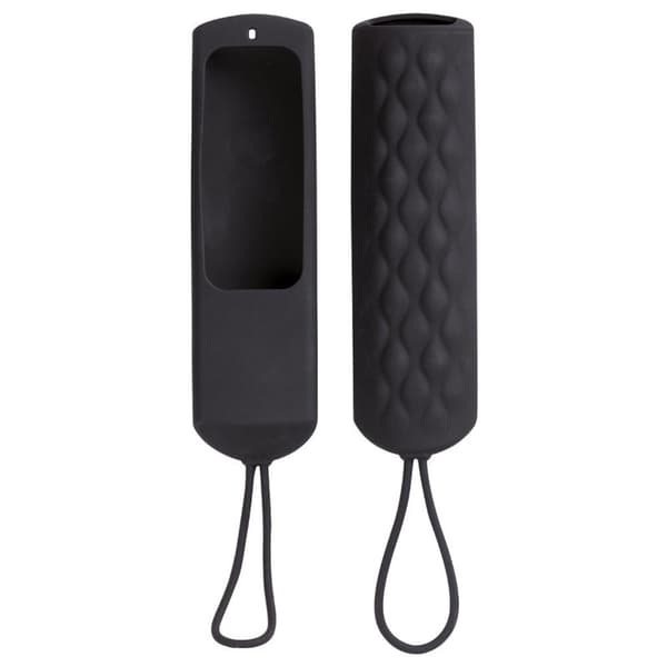 Silikondeksel med nøkkelbånd til Amazon Fire TV Stick 4K - Svart Black