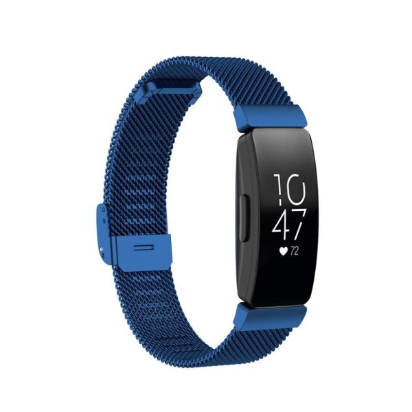 Fitbit Inspire / Inspire HR / Ace 2 stainless steel watch band - Dark Blue / Small Blue