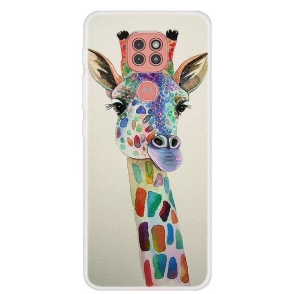 Deco Motorola Moto G9 Play skal - Giraff multifärg