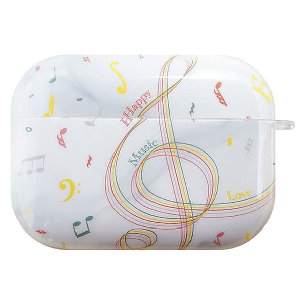 AirPods Pro stilig ladeveske med mønster - Notater Multicolor