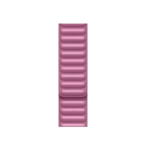 Urrem i ægte læder til Apple Watch Series 8 (41mm) - Lyserød Rose Pink
