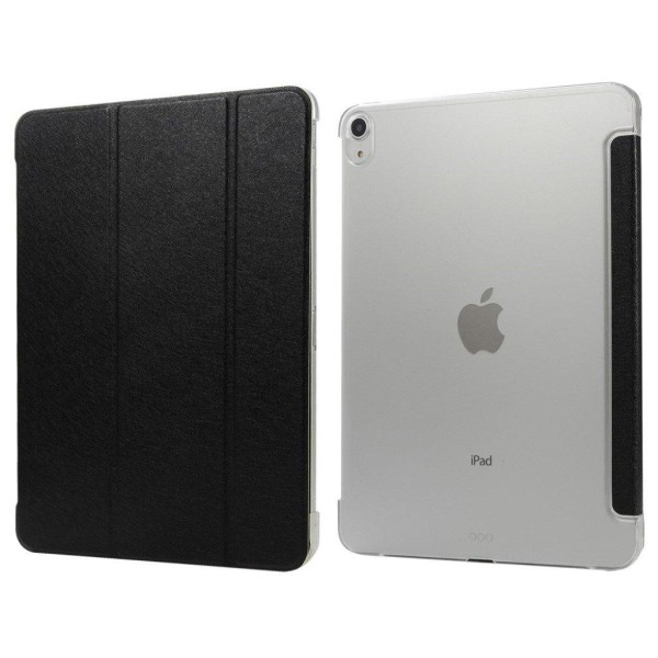 iPad Pro 11" (2018) tre-folds læder flip etui - Sort Black