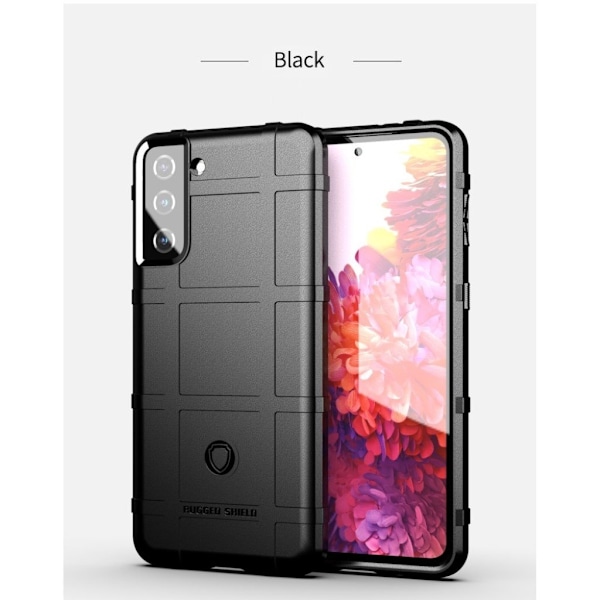 Rugged Shield Samsung Galaxy S21 skal - Svart Svart