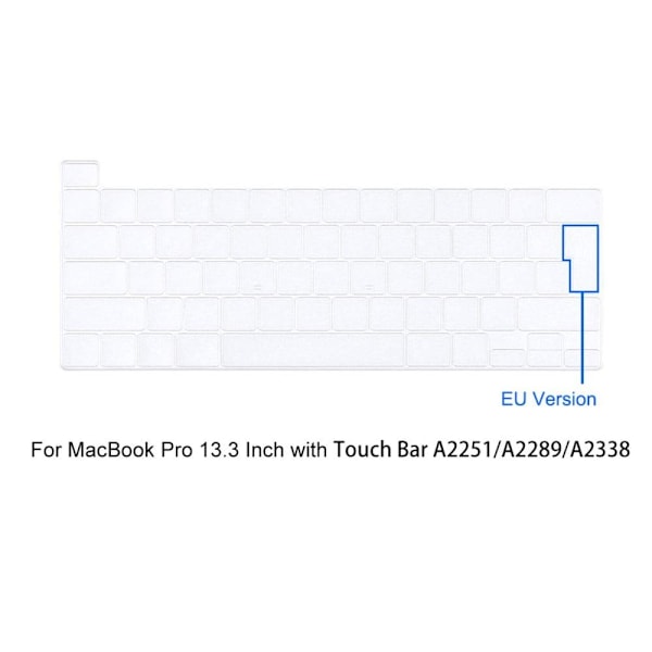 HAT PRINCE MacBook Pro 13 (A2251, A2289, 2020) / M1 / M2 (A2338, 2020) astronautti tyyli ja näppäimistön suojus - Kädet Maan Päällä Ja Tähdet White