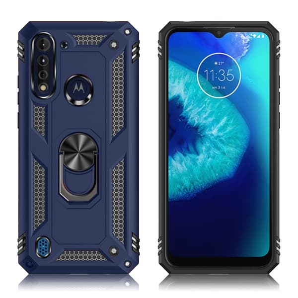 Bofink Combat Motorola Moto G8 Power Lite skal - Blå Blå