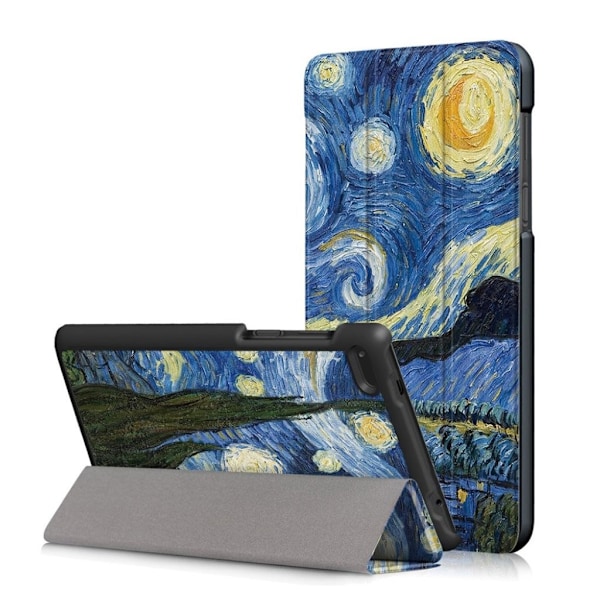 Lenovo Tab 7 Essential uniikki nahkakotelo - Multicolor