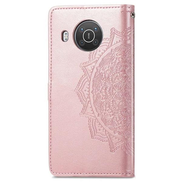 Mandala läder Nokia X10 / Nokia X20 fodral - Rosa Rosa