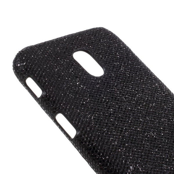 Samsung Galaxy J5 (2017) brugervenligt plastik cover - Glitter sort Black