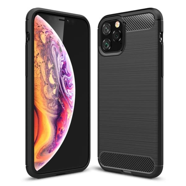 Carbon Flex iPhone 11 Pro kuoret - Musta Black