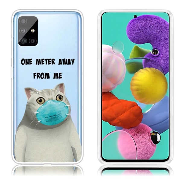 Deco Samsung Galaxy A51 Cover - En Meter Væk fra Mig Multicolor