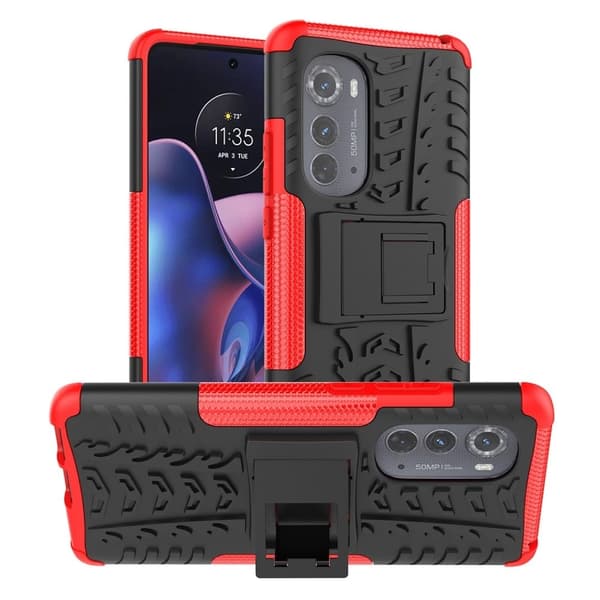 Offroad Etui Motorola Moto Edge 2022 - Rød Red
