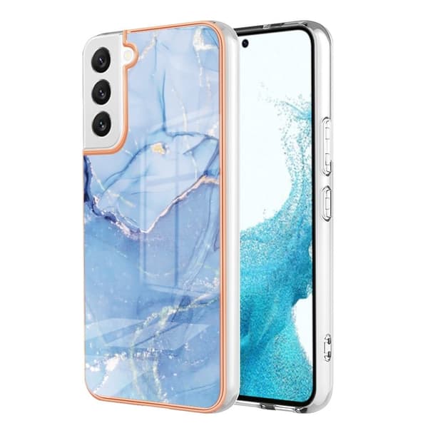 Marmormotiv Samsung Galaxy S23 skal - Blå Blå