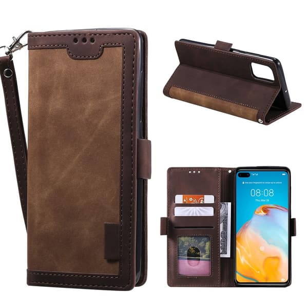Surburbian Huawei P40 flip etui - Brun Brown