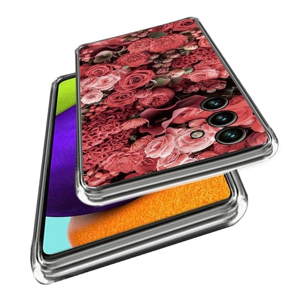 Marble design Samsung Galaxy A15 cover - Style A Multicolor