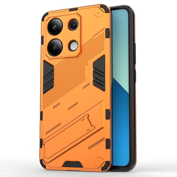 Stødsikkert moderne Xiaomi Redmi Note 13 4G hybridcover - Orange Orange