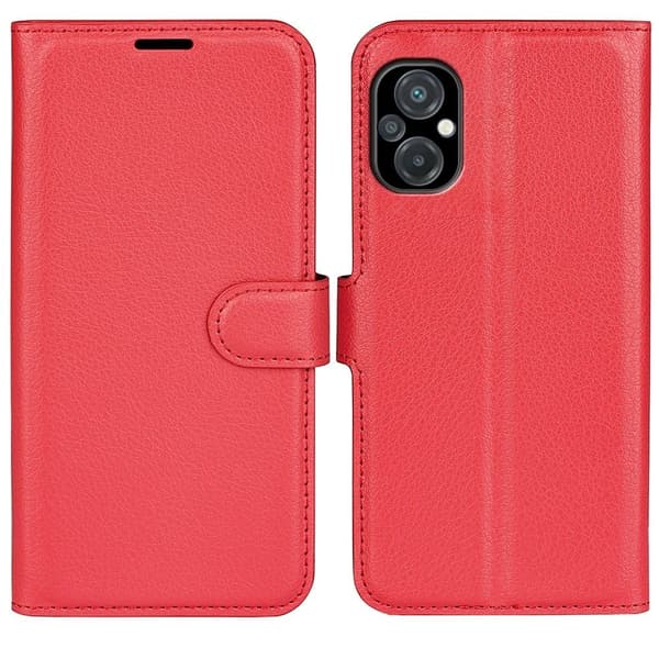 Classic Xiaomi Poco M5 fodral - Röd Röd