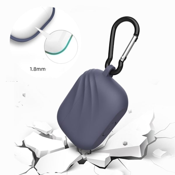 DIROSE AirPods Pro silikoneetui - Mørkeblå Blue